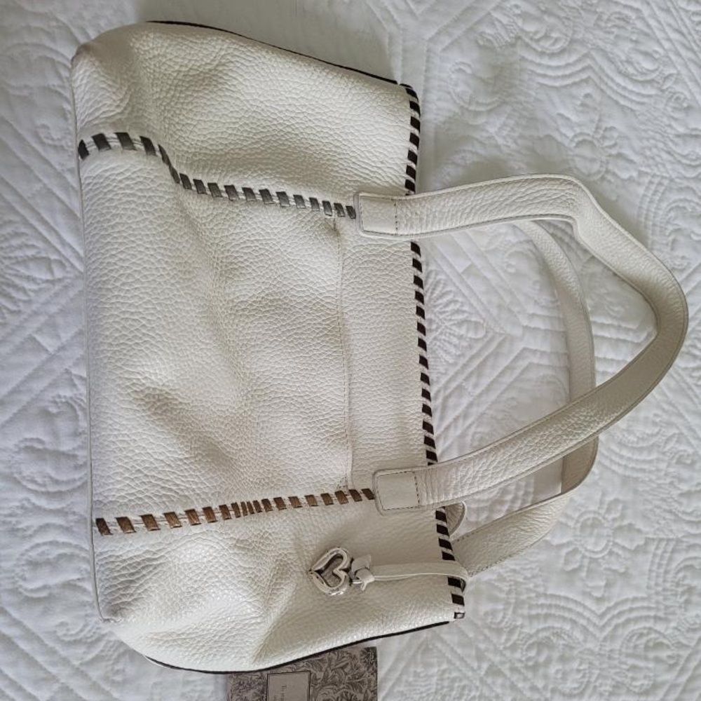 Brighton white purse bag great condition + quality